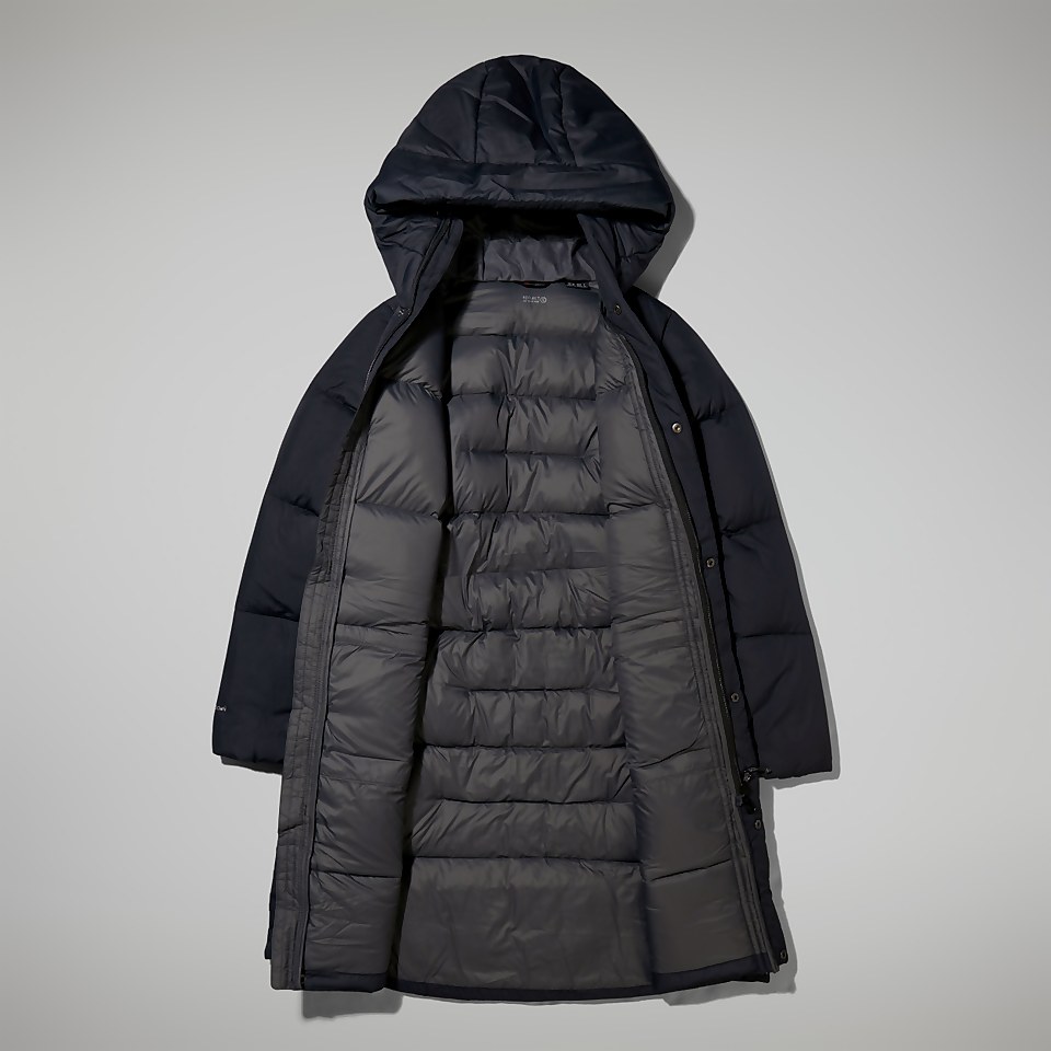 Combust Reflect Lange Jacke für Damen - Schwarz