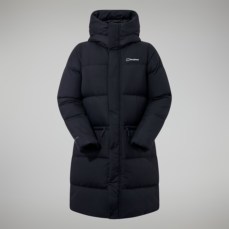 Combust Reflect Lange Jacke für Damen - Schwarz