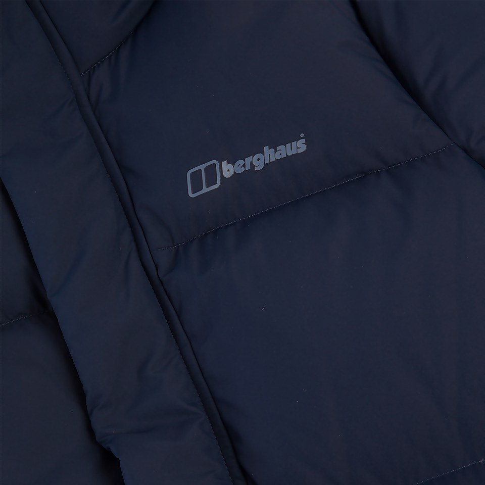 Women's Combust Reflect Long Down Insulated Jacket - Blue