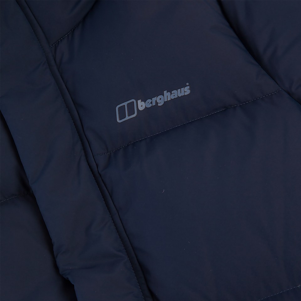 Women's Combust Reflect Long Down Insulated Jacket - Blue