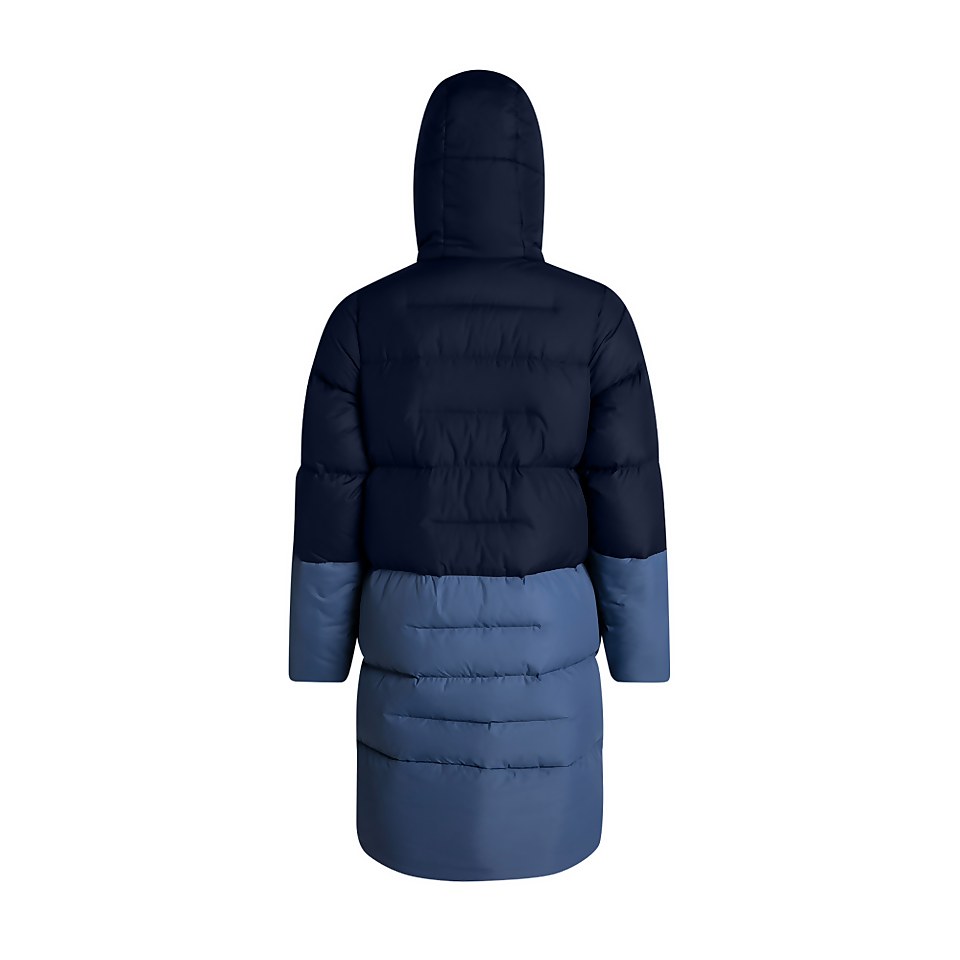 Women's Combust Reflect Long Down Insulated Jacket - Blue