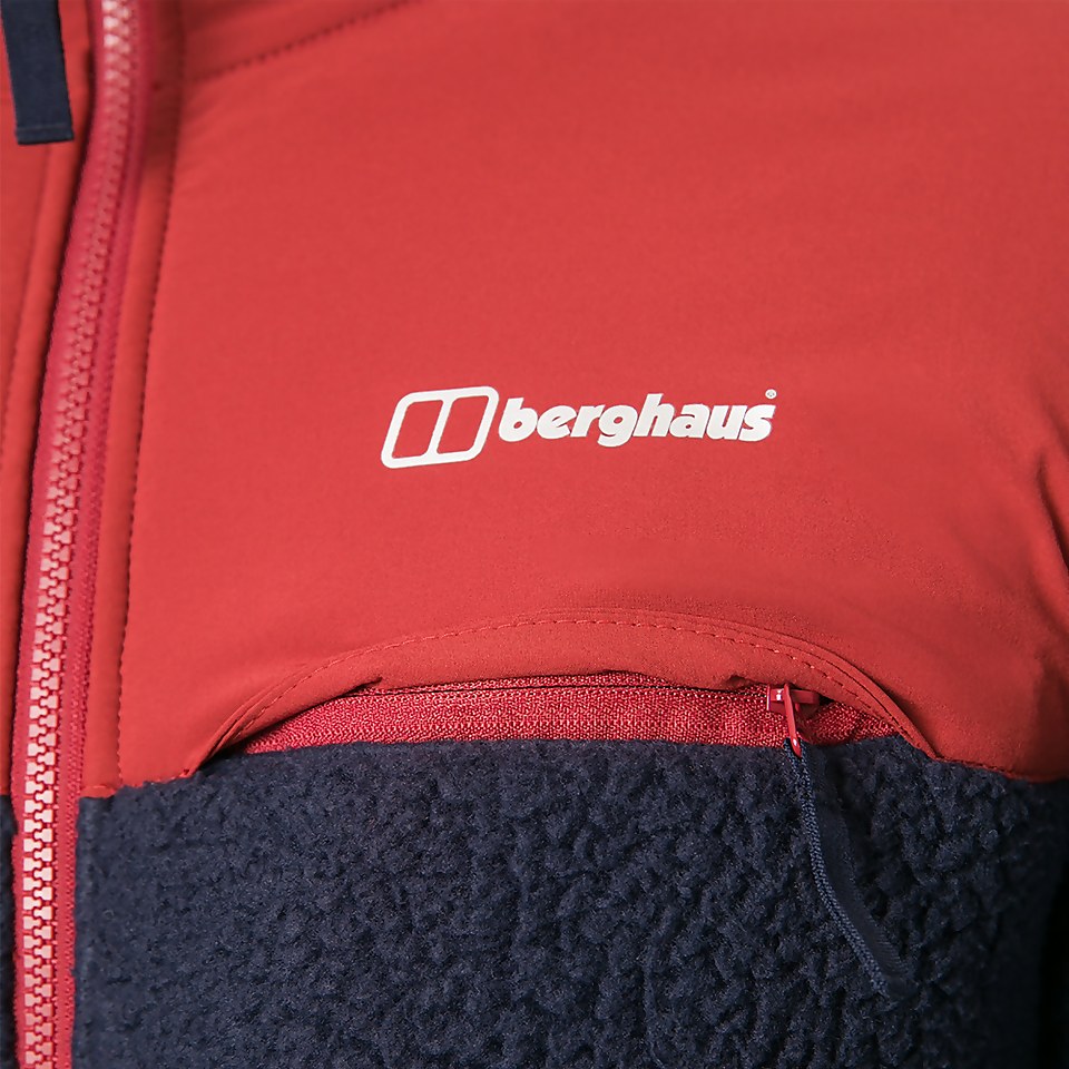 Men's Syker Jacket - Dark Blue/Dark Red