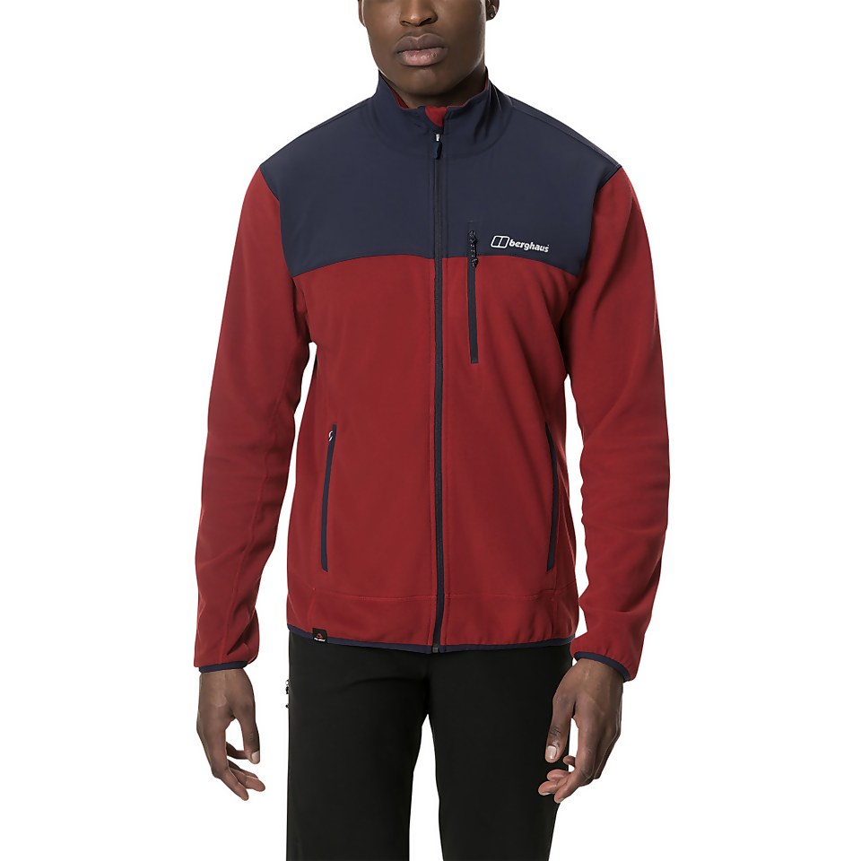 Men's Kyberg Polartec Fleece Jacket - Red / Blue
