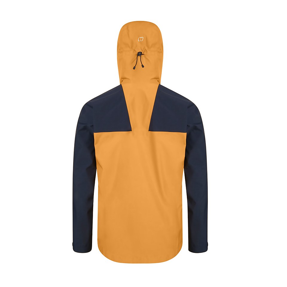 Men's Athunder Gore-tex Waterproof Jacket - Yellow / Dark Blue