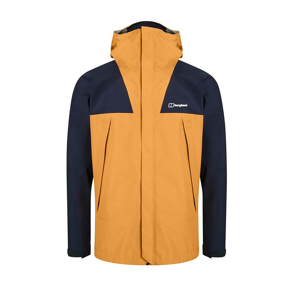 Men's Athunder Gore-tex Waterproof Jacket - Yellow / Dark Blue
