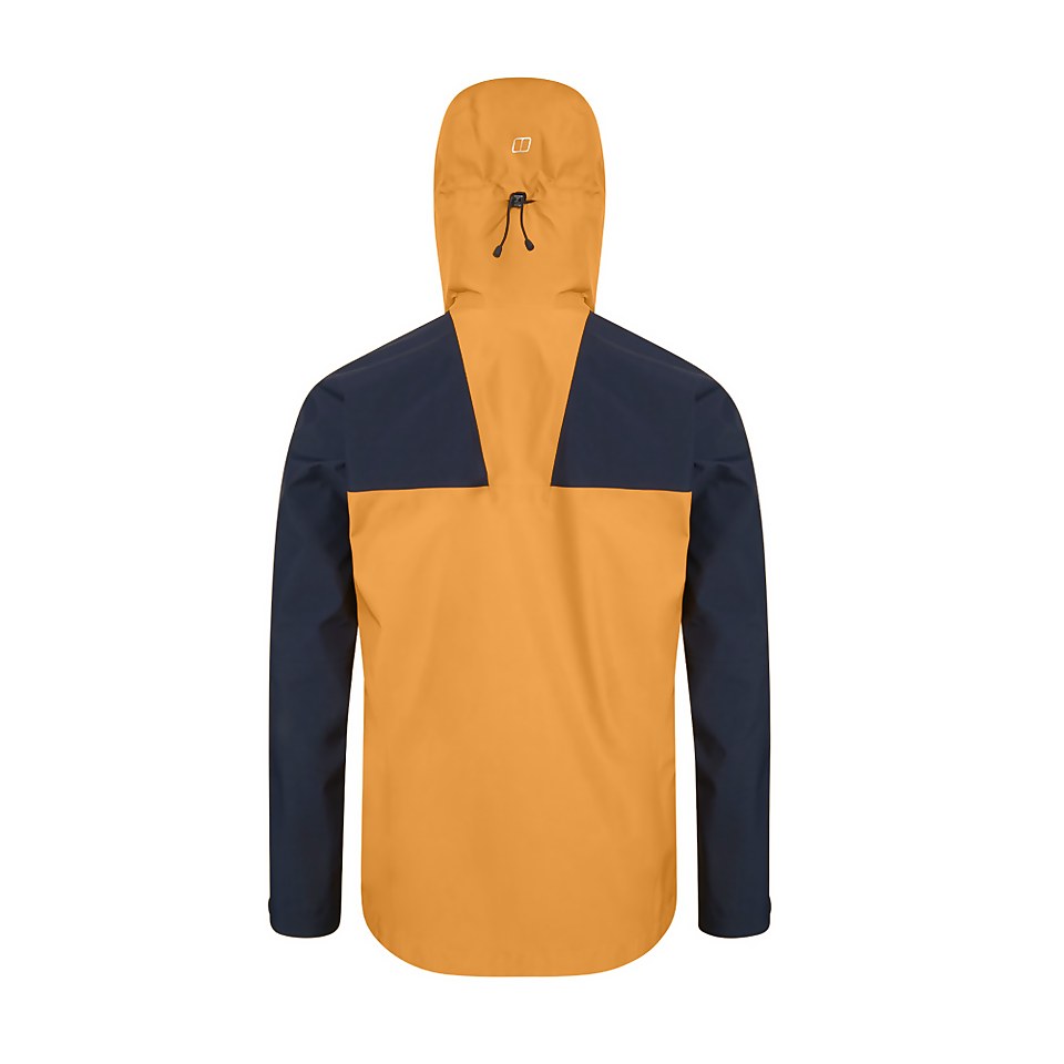 Men's Athunder Gore-tex Waterproof Jacket - Yellow / Dark Blue