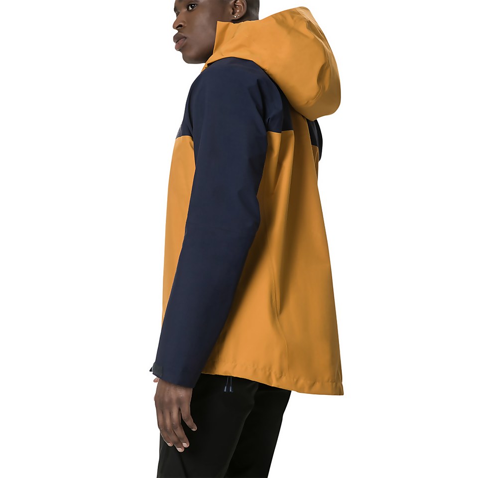 Men's Athunder Gore-tex Waterproof Jacket - Yellow / Dark Blue