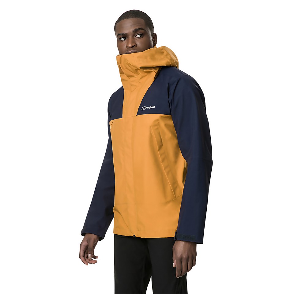 Men's Athunder Gore-tex Waterproof Jacket - Yellow / Dark Blue