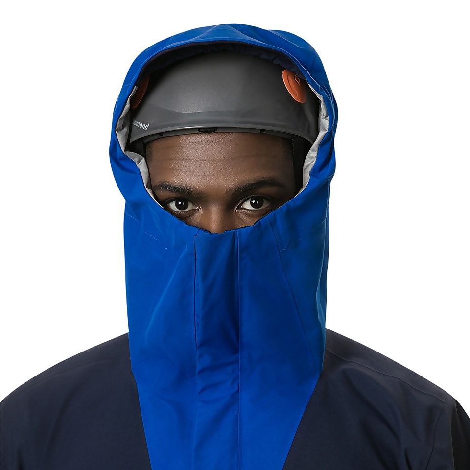 Men's Athunder Gore-tex Waterproof Jacket - Blue / Yellow / Dusk