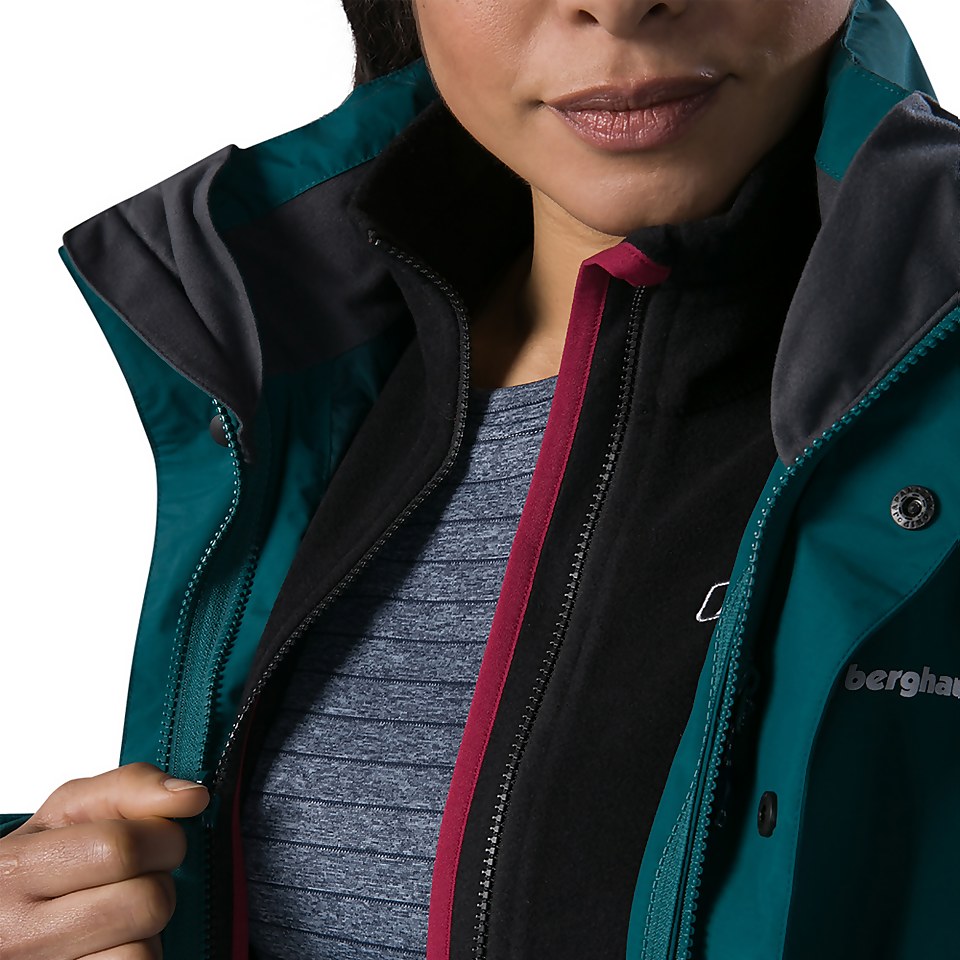 Women's Highland Ridge Interactive Waterproof Jacket - Green