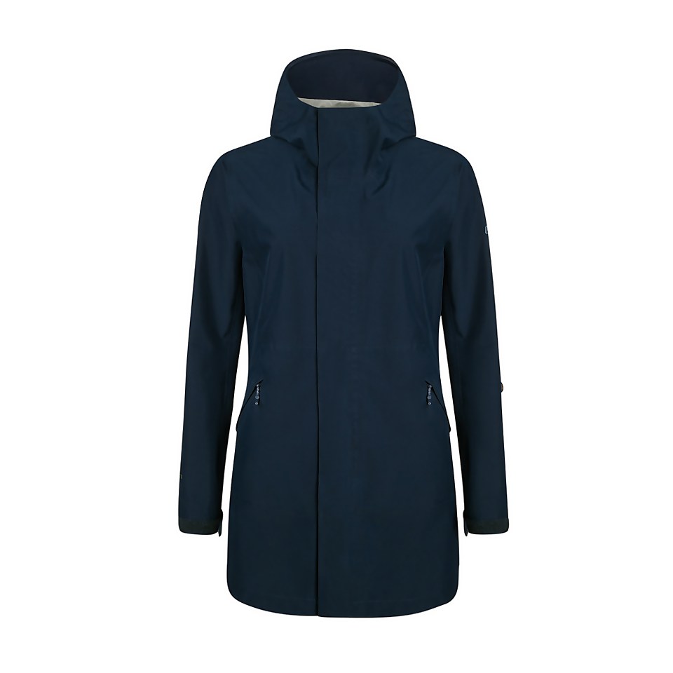 Women's Limosa Long Waterproof Jacket - Blue