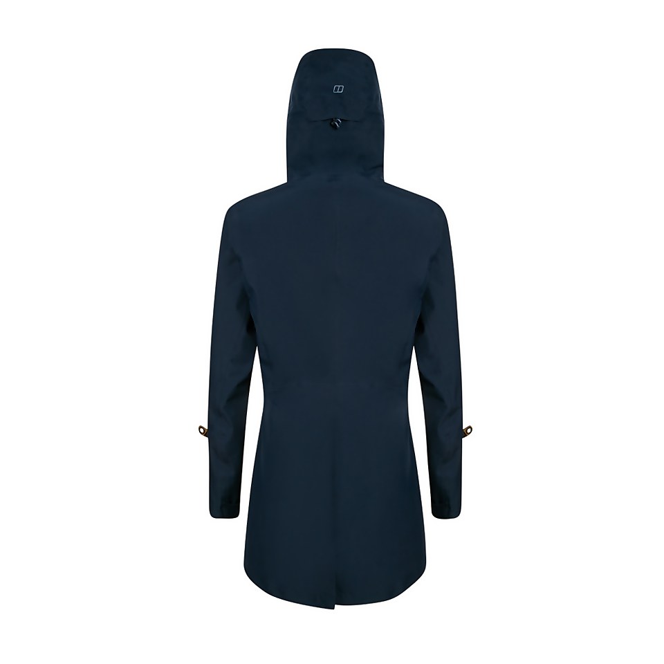 Women's Limosa Long Waterproof Jacket - Blue