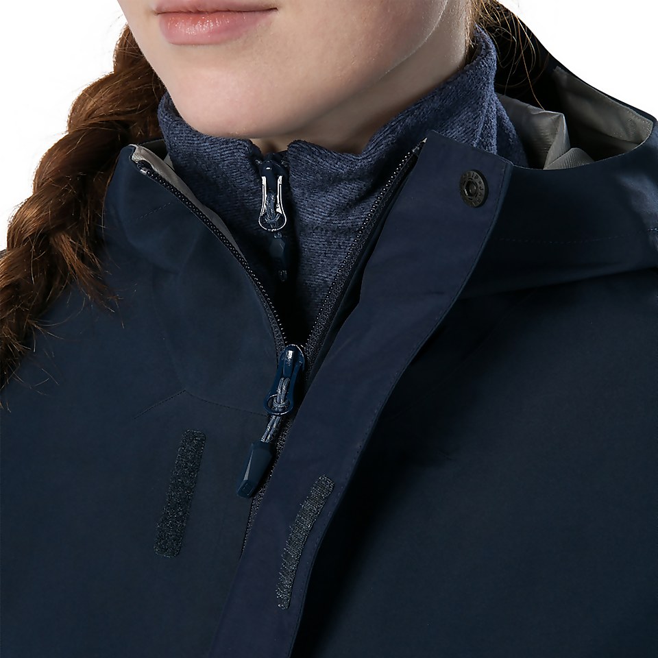 Women's Limosa Long Waterproof Jacket - Blue