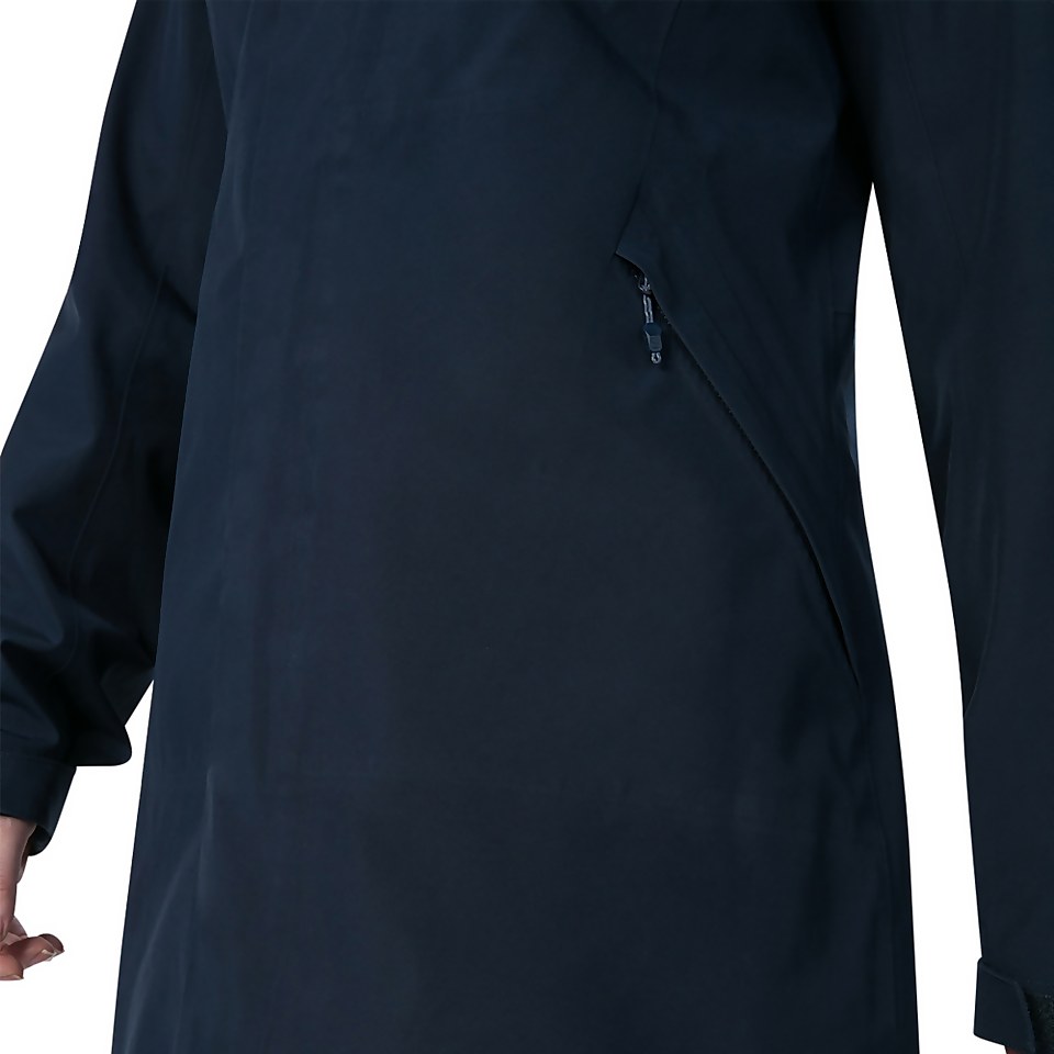 Women's Limosa Long Waterproof Jacket - Blue
