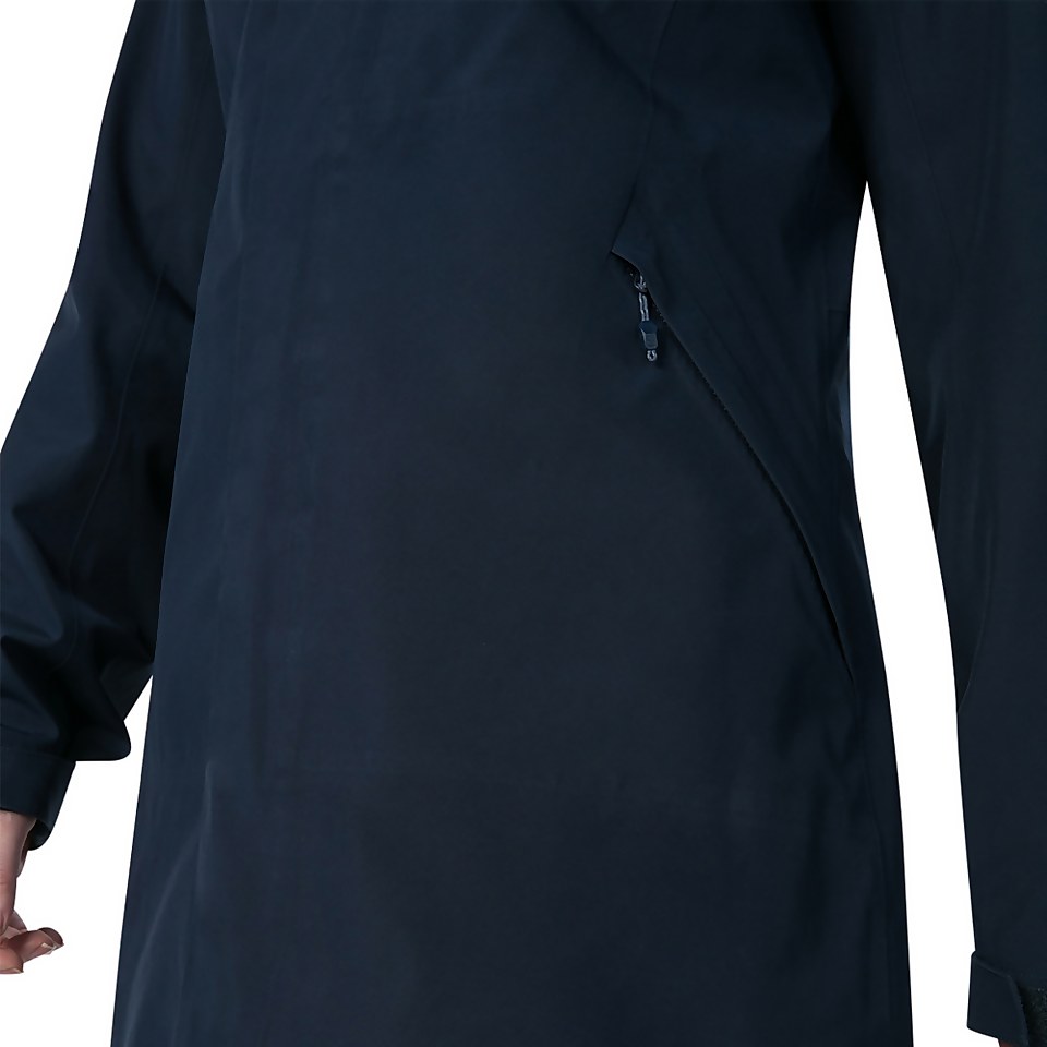 Women's Limosa Long Waterproof Jacket - Blue