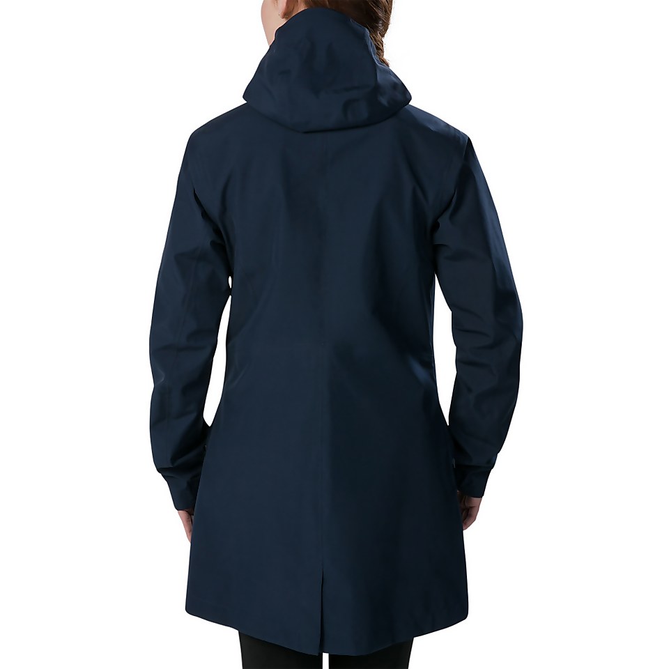 Women's Limosa Long Waterproof Jacket - Blue
