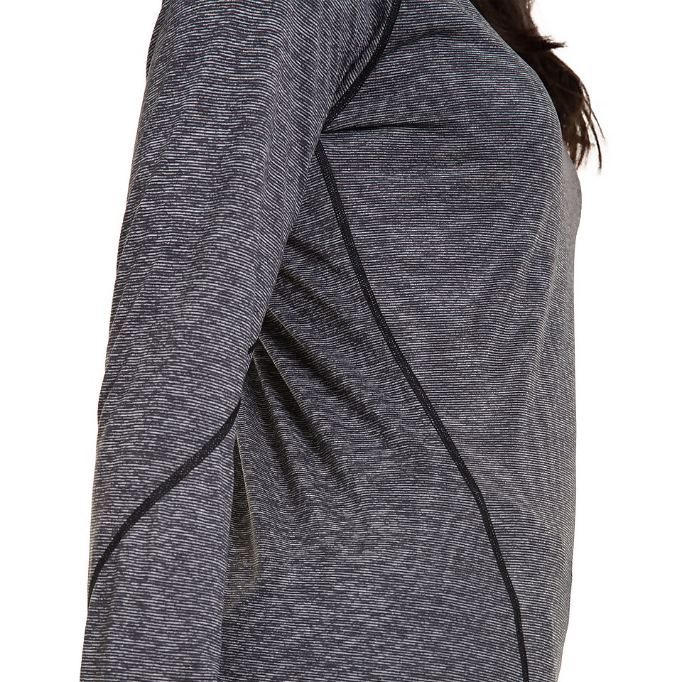 Women's Voyager Half Zip Tech Tee - Dark Grey