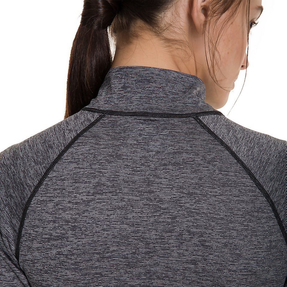 Women's Voyager Half Zip Tech Tee - Dark Grey