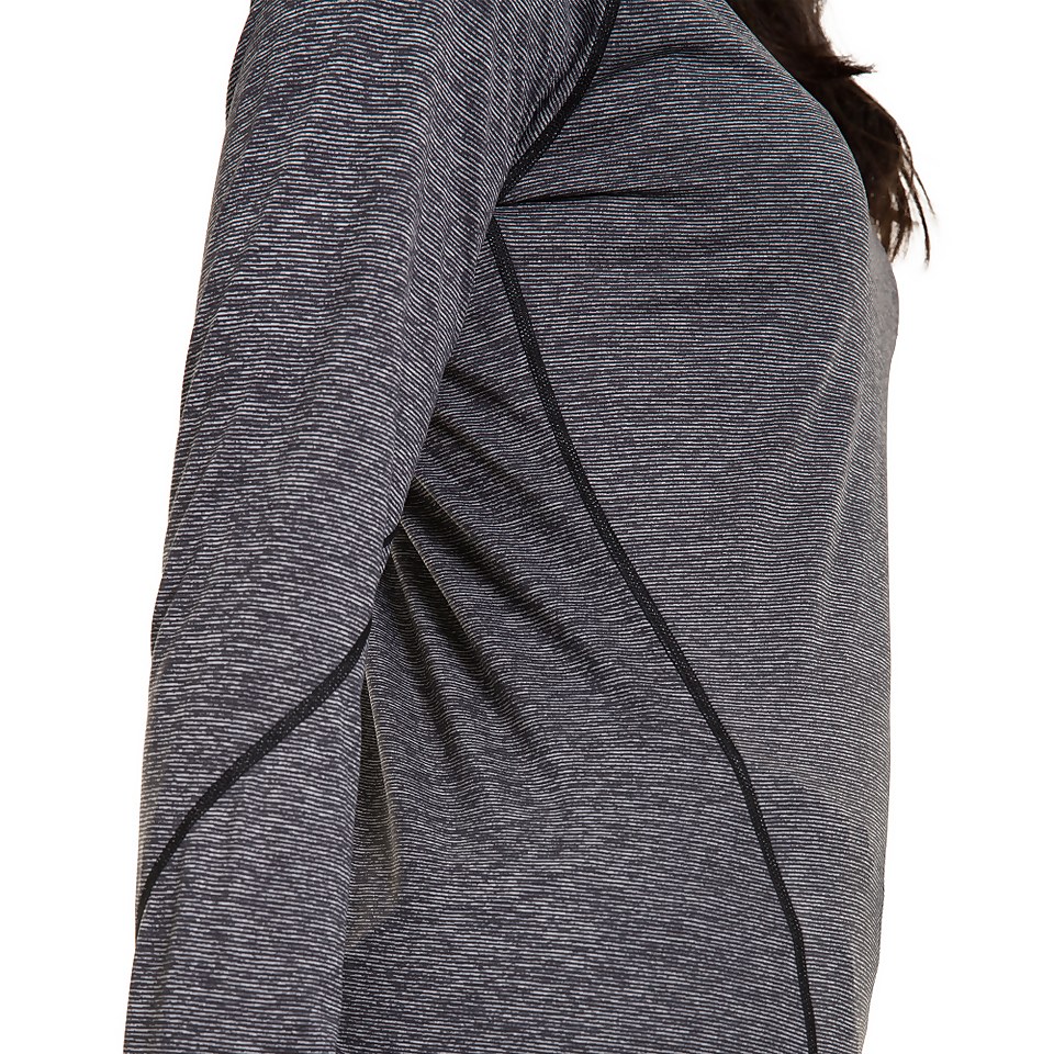 Women's Voyager Half Zip Tech Tee - Dark Grey