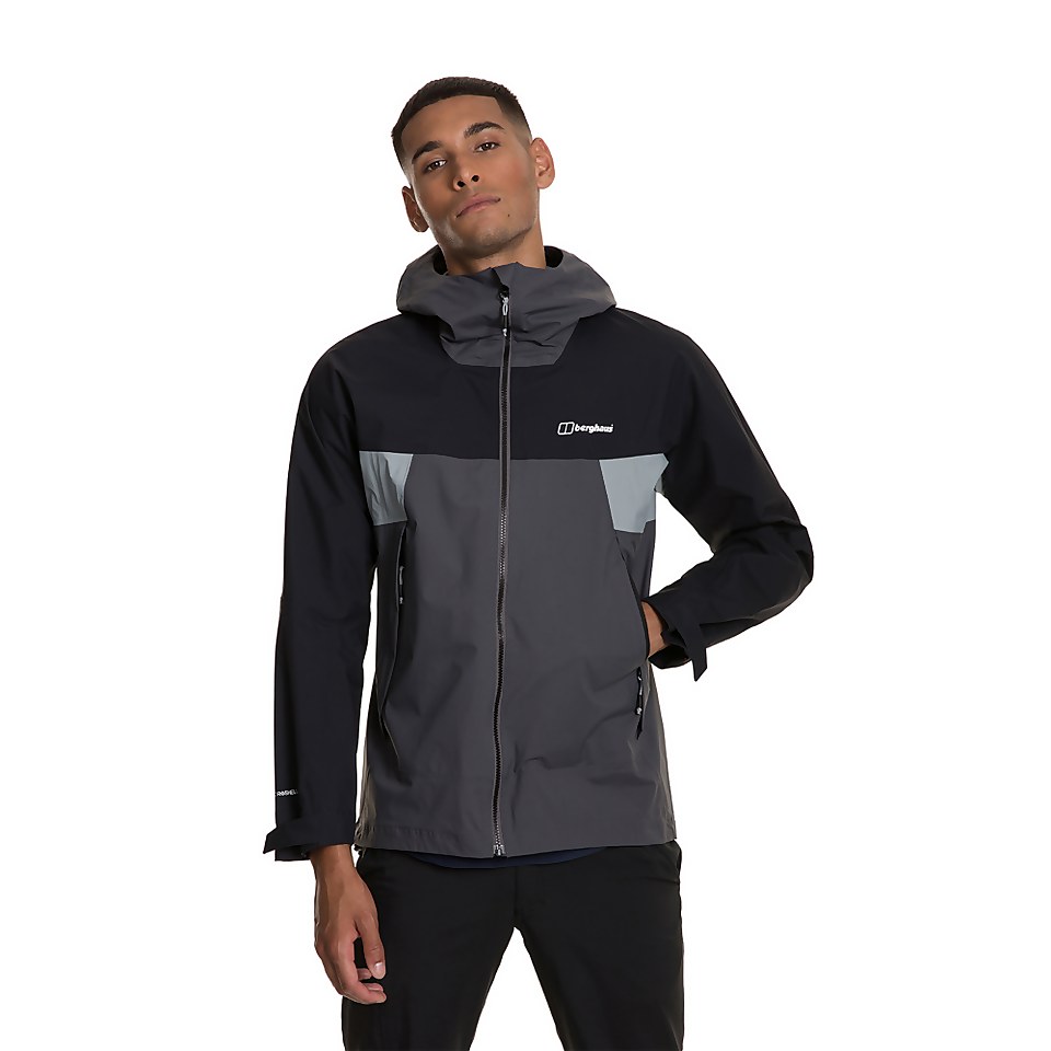 Men's Sky Hiker Waterproof Jacket - Black / Grey