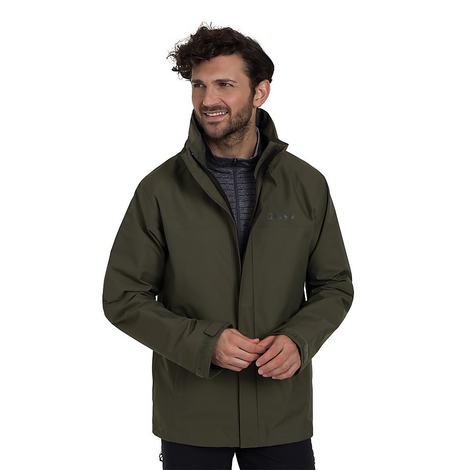 BERGHAUS RG ALPHA 2.0 SHELL JKT AM DKGRN/DKGRN