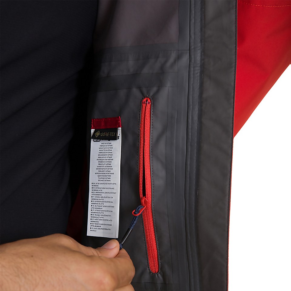 Men's Paclite Peak Vented Waterproof Jacket - Red