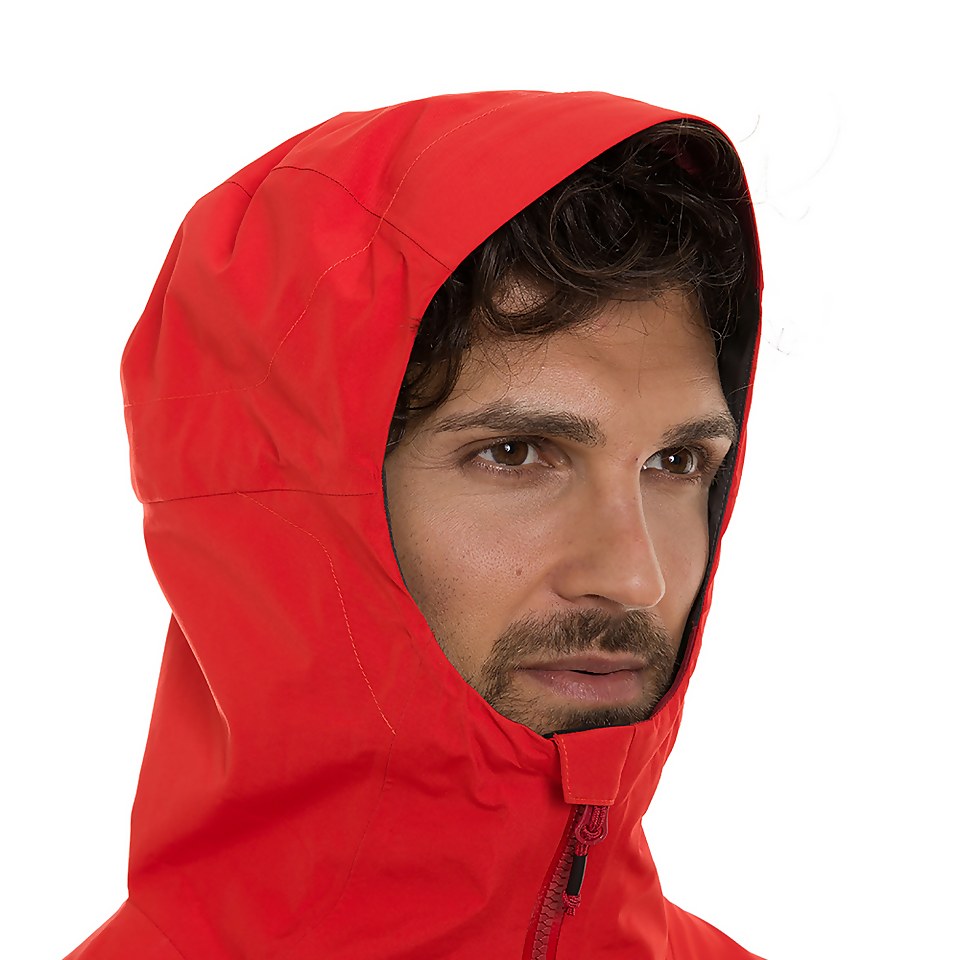 Men's Paclite Peak Vented Waterproof Jacket - Red