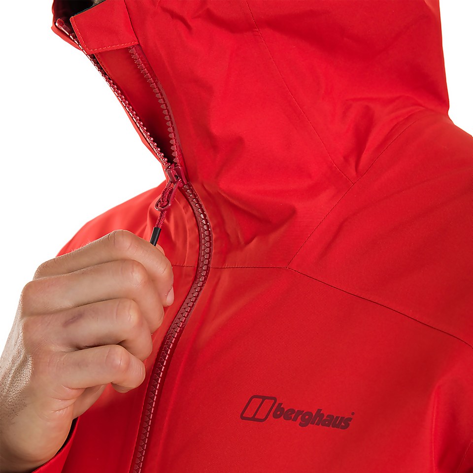 Men's Paclite Peak Vented Waterproof Jacket - Red