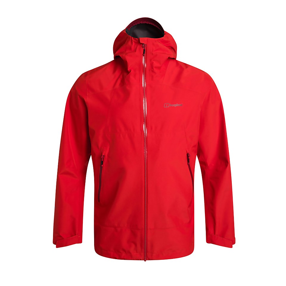 Men's Paclite Peak Vented Waterproof Jacket - Red