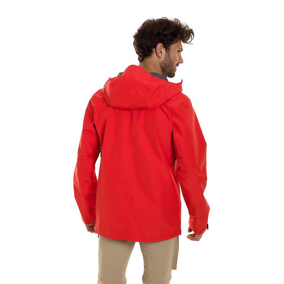 Men's Paclite Peak Vented Waterproof Jacket - Red