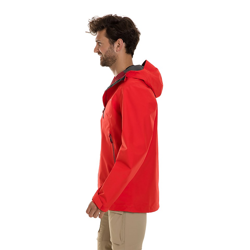Men's Paclite Peak Vented Waterproof Jacket - Red
