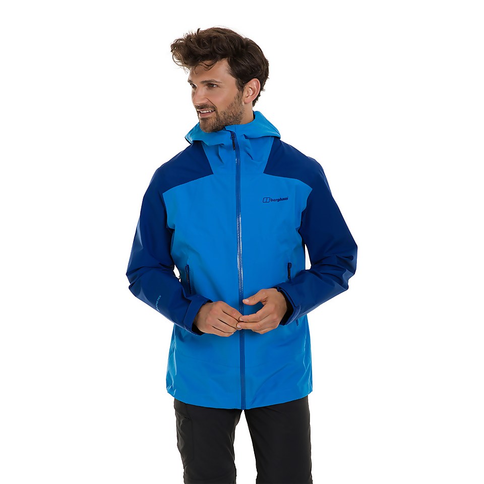 BERGHAUS PACLITE PEAK VENT SHELL JKT AM BLU/BLU