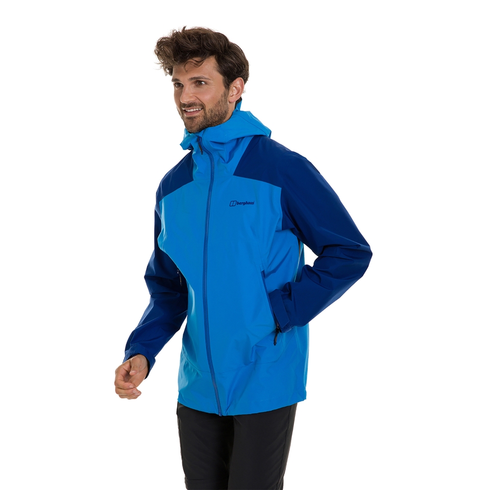 BERGHAUS PACLITE PEAK VENT SHELL JKT AM BLU/BLU