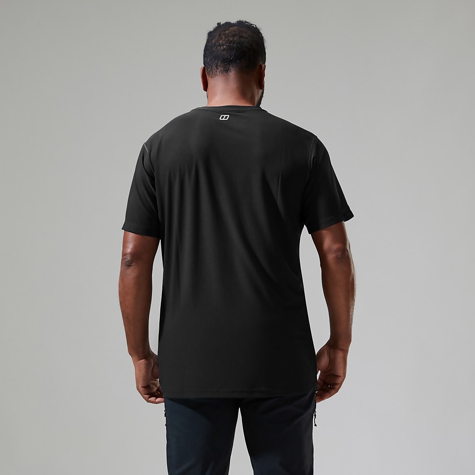 Men's 24/7 Tech Tee Super Stretch Crew - Black
