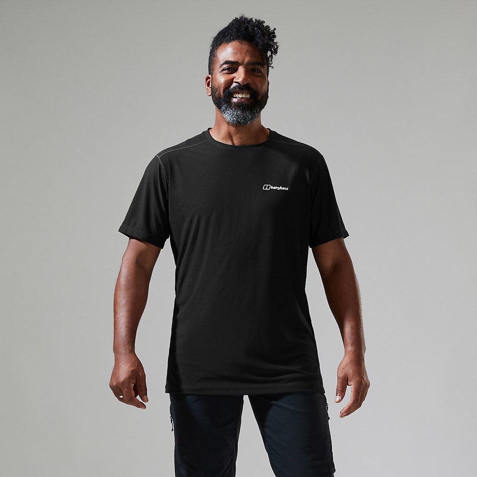 24/7 Short Sleeve Tech T-Shirt für Herren - Schwarz