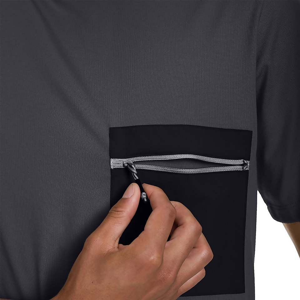 BERGHAUS DRAKESTONE POCKET T SHIRT AM GRY/BLK