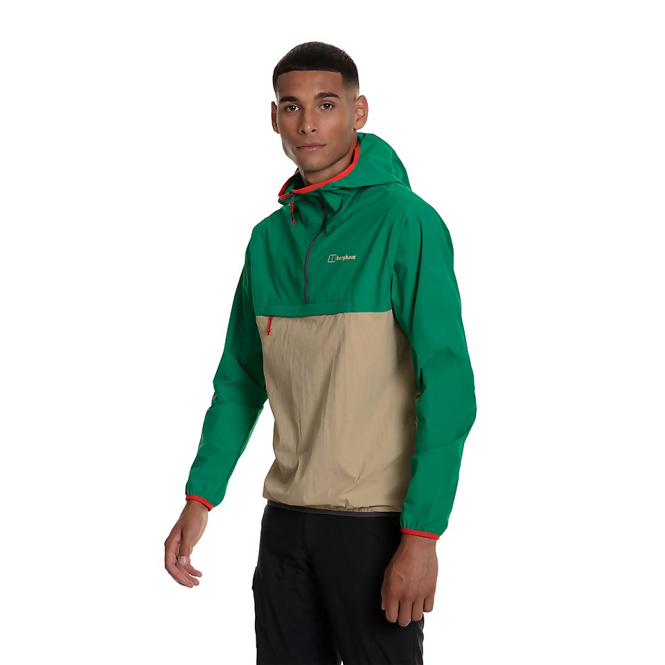 Men's Corbeck Windproof Jacket - Green /Beige