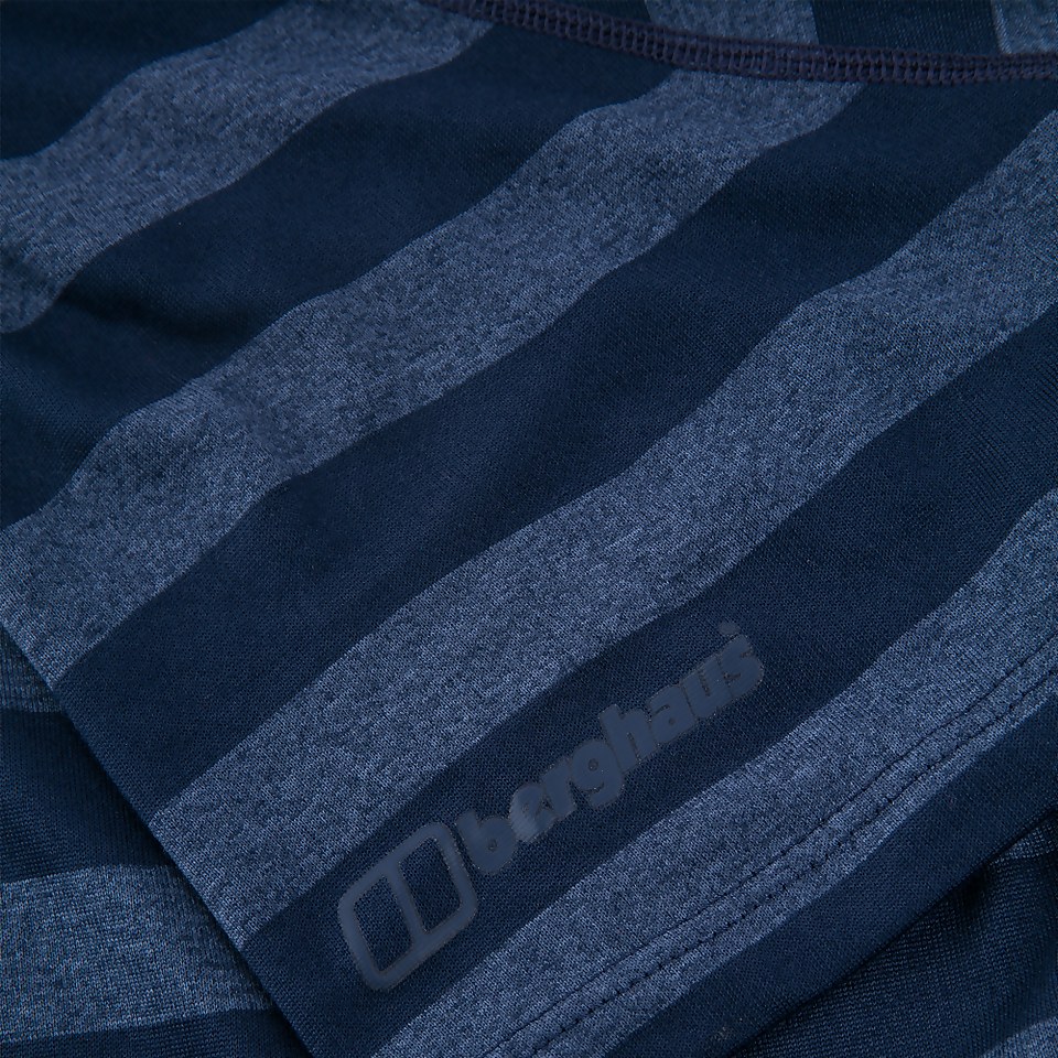 Women's Stripe Tech Tee 2.0 - Blue
