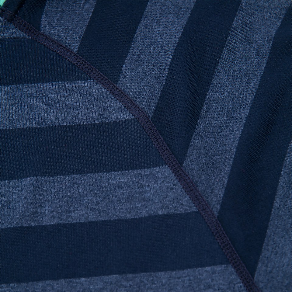 Women's Stripe Tech Tee 2.0 - Blue
