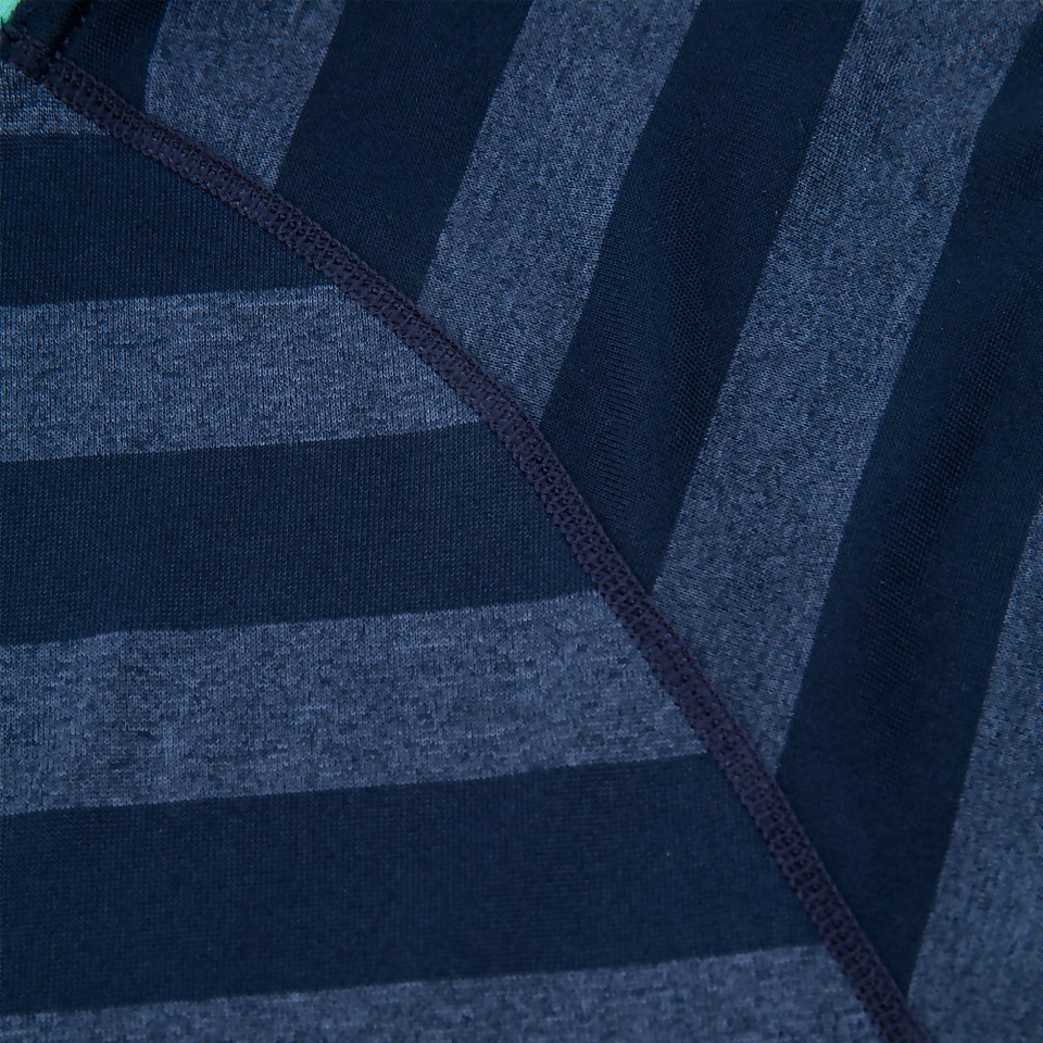 Women's Stripe Tech Tee 2.0 - Blue