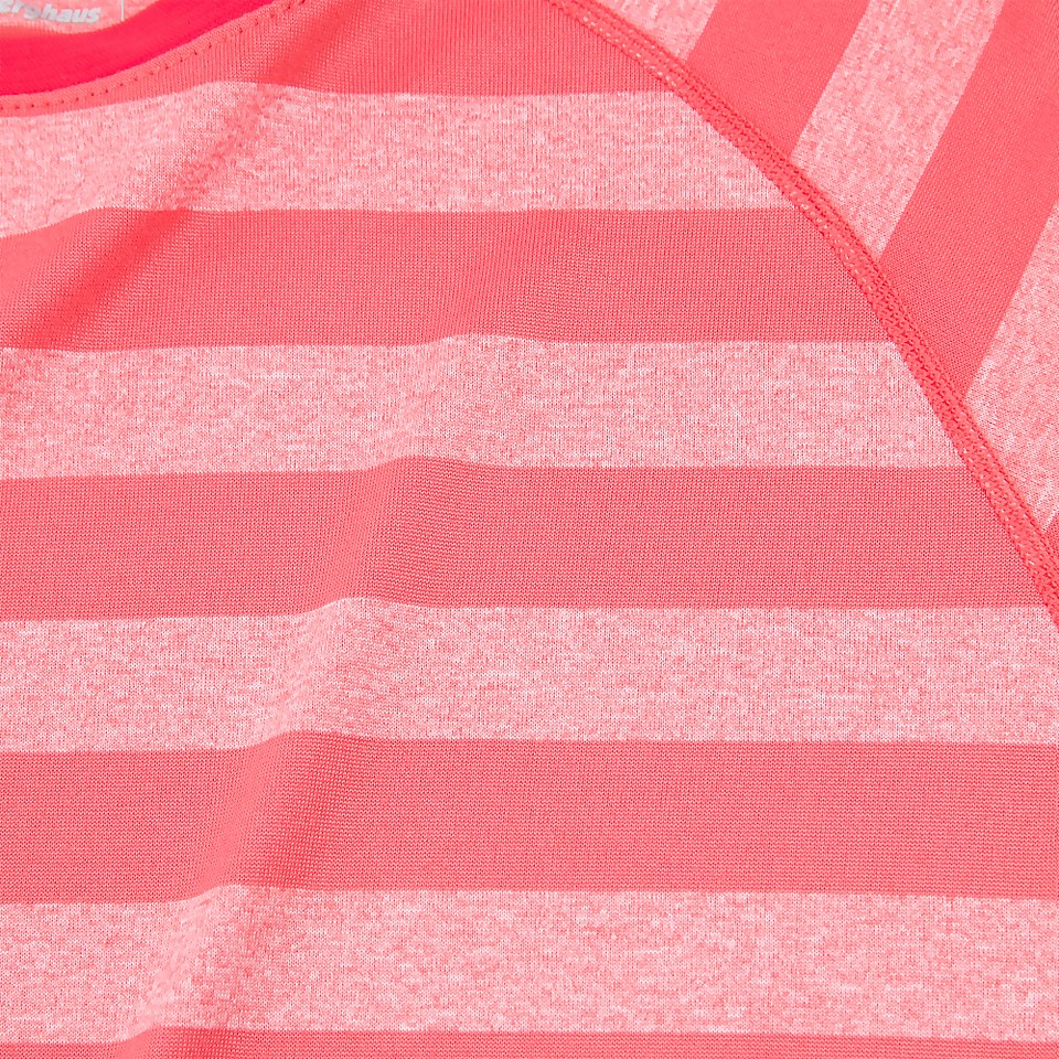 Women's Stripe Tech Tee 2.0 - Red