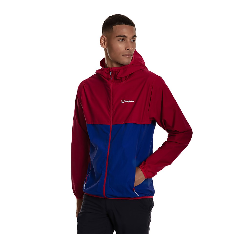 Men's Corbeck Windproof Jacket - Red / Blue