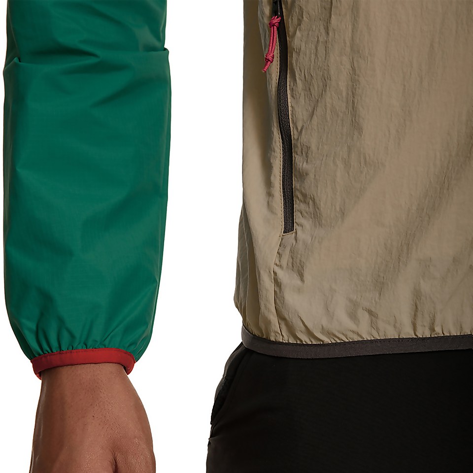 Men's Corbeck Windproof Jacket - Green /Beige