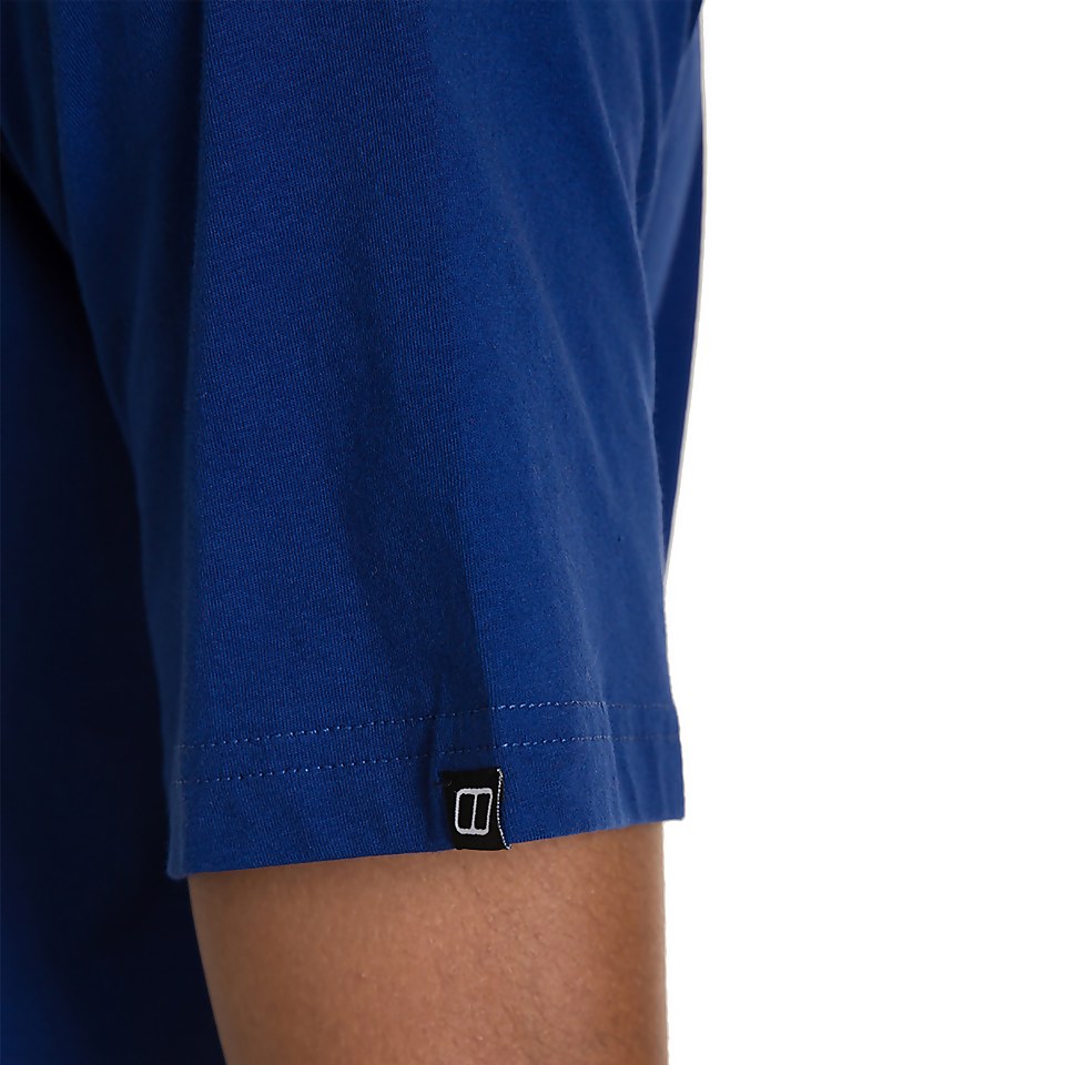 Men's Modern Mountain T-Shirt - Blue