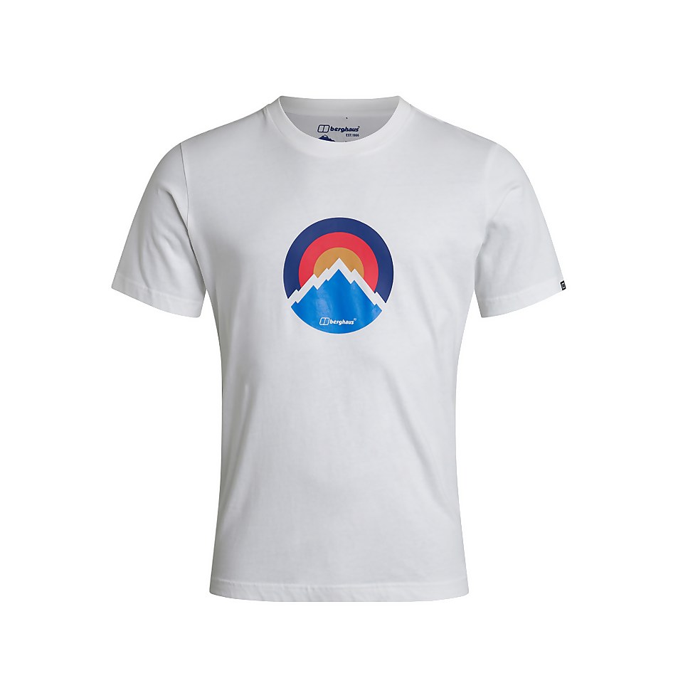 Men's Modern Mountain T-Shirt - White