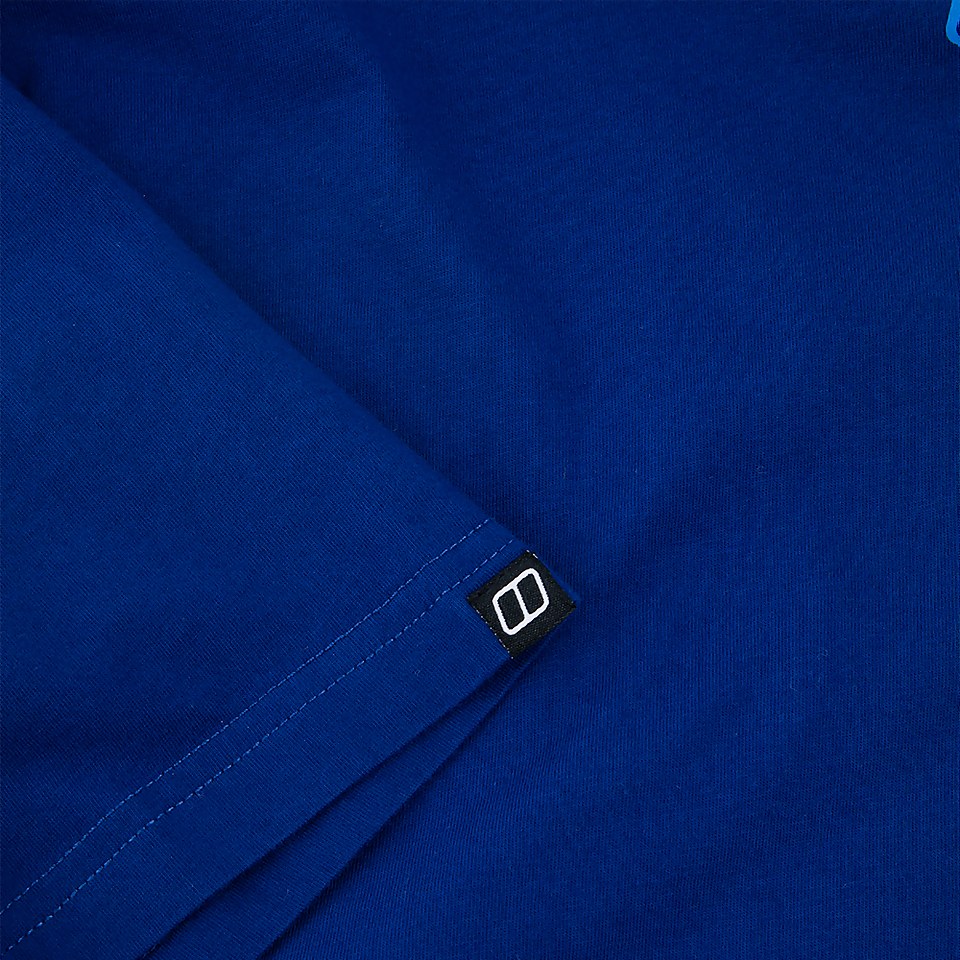 Men's Modern Mountain T-Shirt - Blue