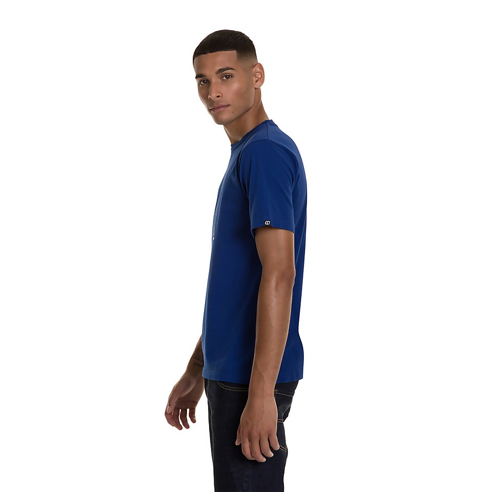 Men's Modern Mountain T-Shirt - Blue