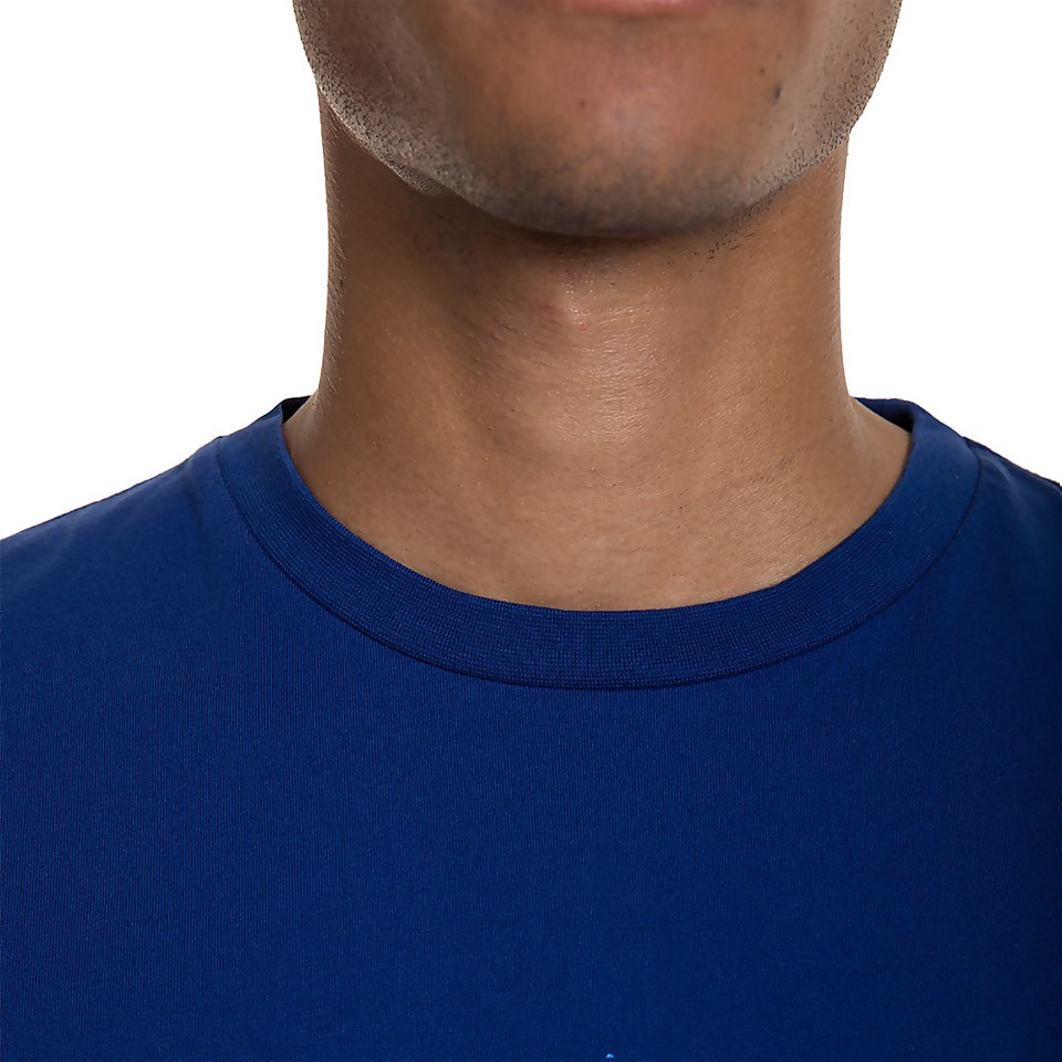 Men's Modern Mountain T-Shirt - Blue