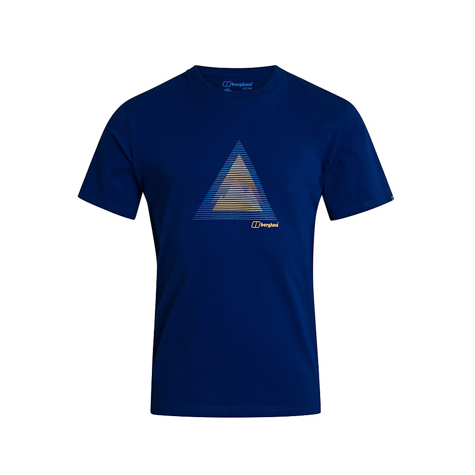 Men's Modern Mountain T-Shirt - Blue