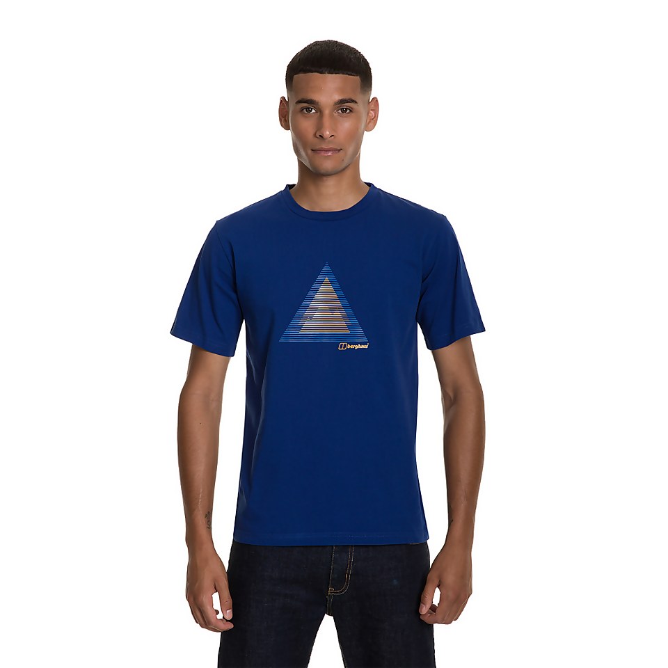 Men's Modern Mountain T-Shirt - Blue